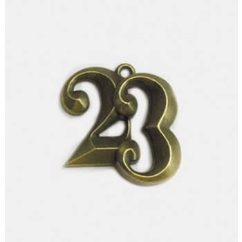 Μεταλλικό κρεμαστό 3D 23 (2.5cm x 2.6cm), Bronze