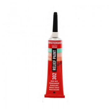 Amsterdam Relief 20ml (Talens), Deep Red