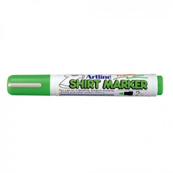 Μαρκαδόροι Υφάσματος Artline T-Shirt marker EK-2 (2mm, Φθορίζον Πράσινο)