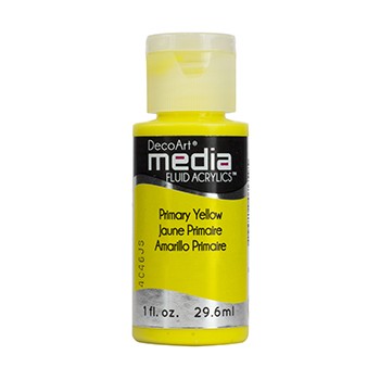 DecoArt Media Fluid Acrylics - Primary Yellow