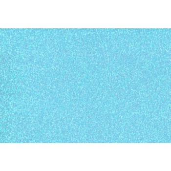 Αφρώδες (Foam) με Glitter 60x40cm, 2mm - Baby Blue