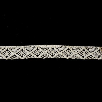 Βαμβακερή Δαντέλα Λευκή (2.5cm x 1m) / LACE050