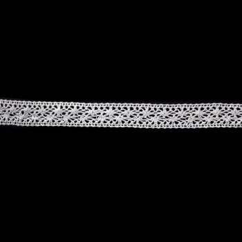Βαμβακερή Δαντέλα Λευκή (3cm x 1m) / LACE069