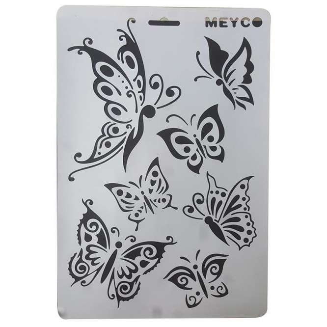 Στένσιλ (Stencil) Meyco Α4, Πεταλούδα