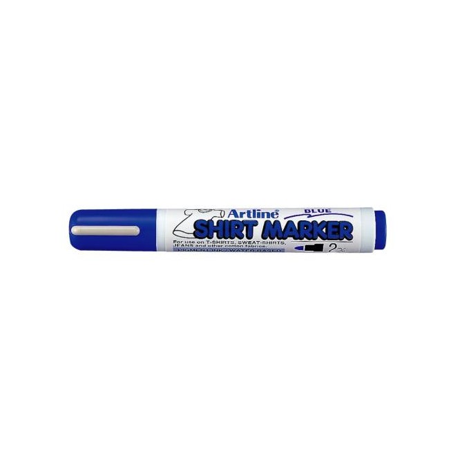 Μαρκαδόροι Υφάσματος Artline T-Shirt marker EK-2 (2mm, Μπλε)
