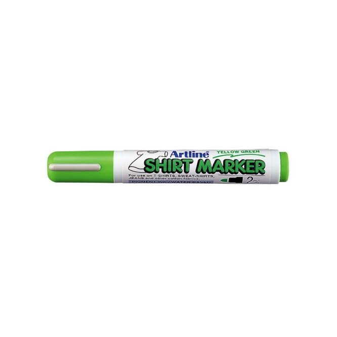 Μαρκαδόροι Υφάσματος Artline T-Shirt marker EK-2 (2mm, Ανοιχτό Πράσινο)