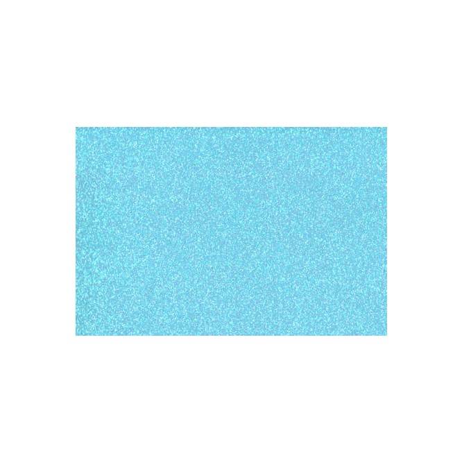 Αφρώδες (Foam) με Glitter 60x40cm, 2mm - Baby Blue
