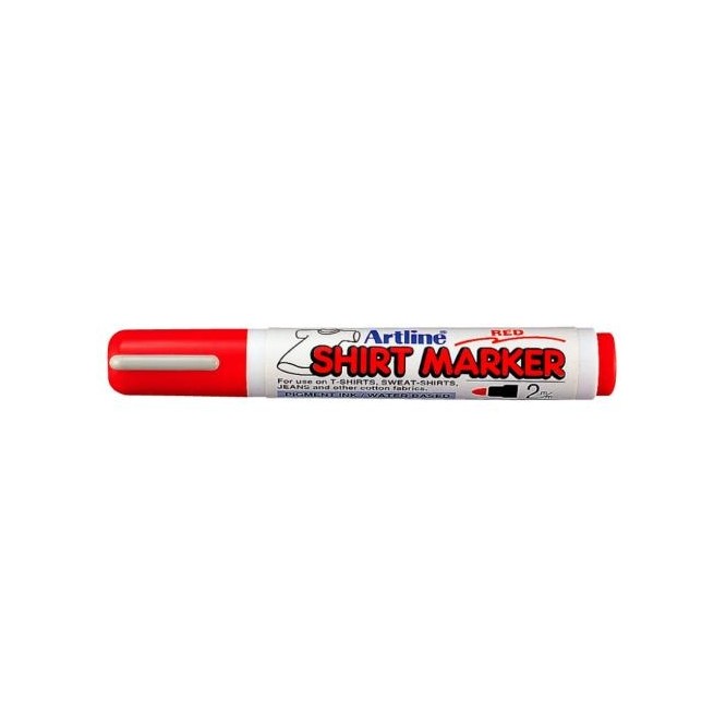 Μαρκαδόροι Υφάσματος Artline T-Shirt marker EKT-2 (2mm, Κόκκινο)