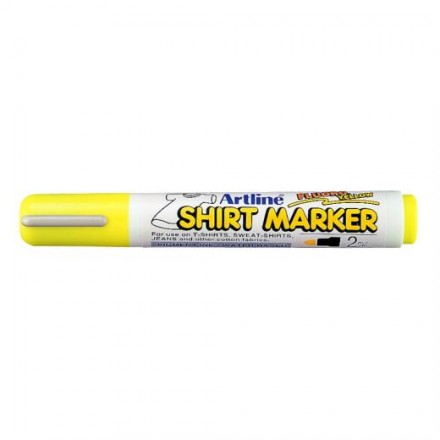 Μαρκαδόροι Υφάσματος Artline T-Shirt marker EK-2 (2mm, Φθορίζον Κίτρινο)