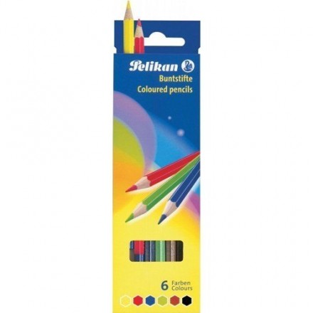 Σετ Ξυλομπογιές Pelikan 6 χρωμάτων