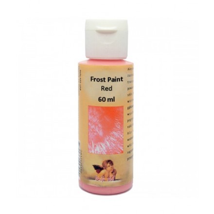 Frost (Effect) Paint DailyArt 60ml, Red