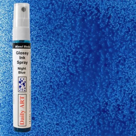Mixed Media Glossy Ink Spray 30ml DailyArt, Night Blue