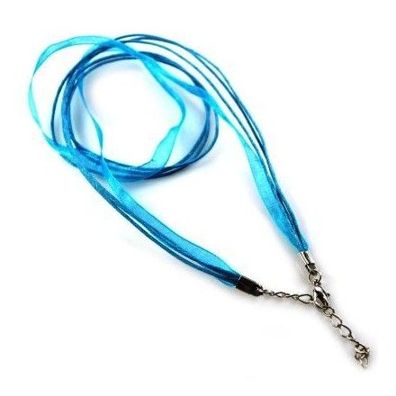 Κορδόνι Ribbon για Λαιμό (~49cm) - Μπλε