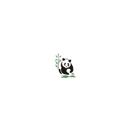 Stencil 'Osito Panda' (8 x 14.6cm)