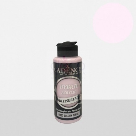 Υβριδικό ακρυλικό χρώμα Cadence ημιματ 120ml, Faded pink / H023