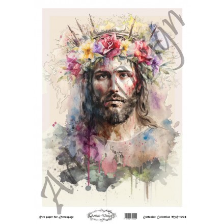 Ριζόχαρτο Artistic Design για Decoupage 30x40cm, Jesus Christ / MR1004