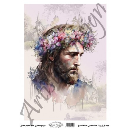 Ριζόχαρτο Artistic Design για Decoupage Α4, Jesus Christ / MRS526