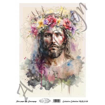 Ριζόχαρτο Artistic Design για Decoupage Α4, Jesus Christ / MRS529