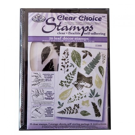 Σετ Ακρυλικές Σφραγίδες 14x18cm, 20 leaf decor stamps